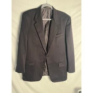 Vintage Lanvin Paris Luigi Botto Wool Blazer Men’s Medium 40R Pinstripe